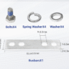 Eve 3.2V LF100LA LiFePO4 Grade A (M6 Terminal and Accessories)