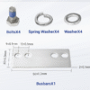 Eve 3.2V LF230 LiFePO4 Grade A (M6 Terminal and Accessories)