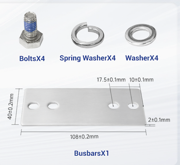 Eve 3.2V MB31 LiFePO4 Grade A (M6 Terminal and Accessories)